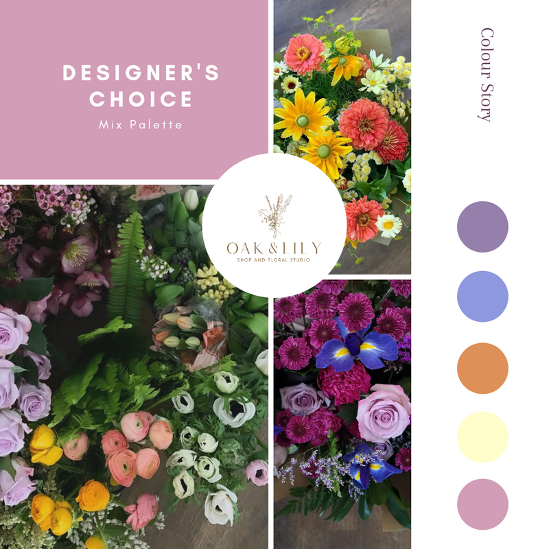 oak and lily flower boutique Designer's Choice Bouquet Winnipeg